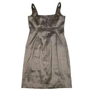 Calvin Klein Sleeveless Satin Sheath Dress